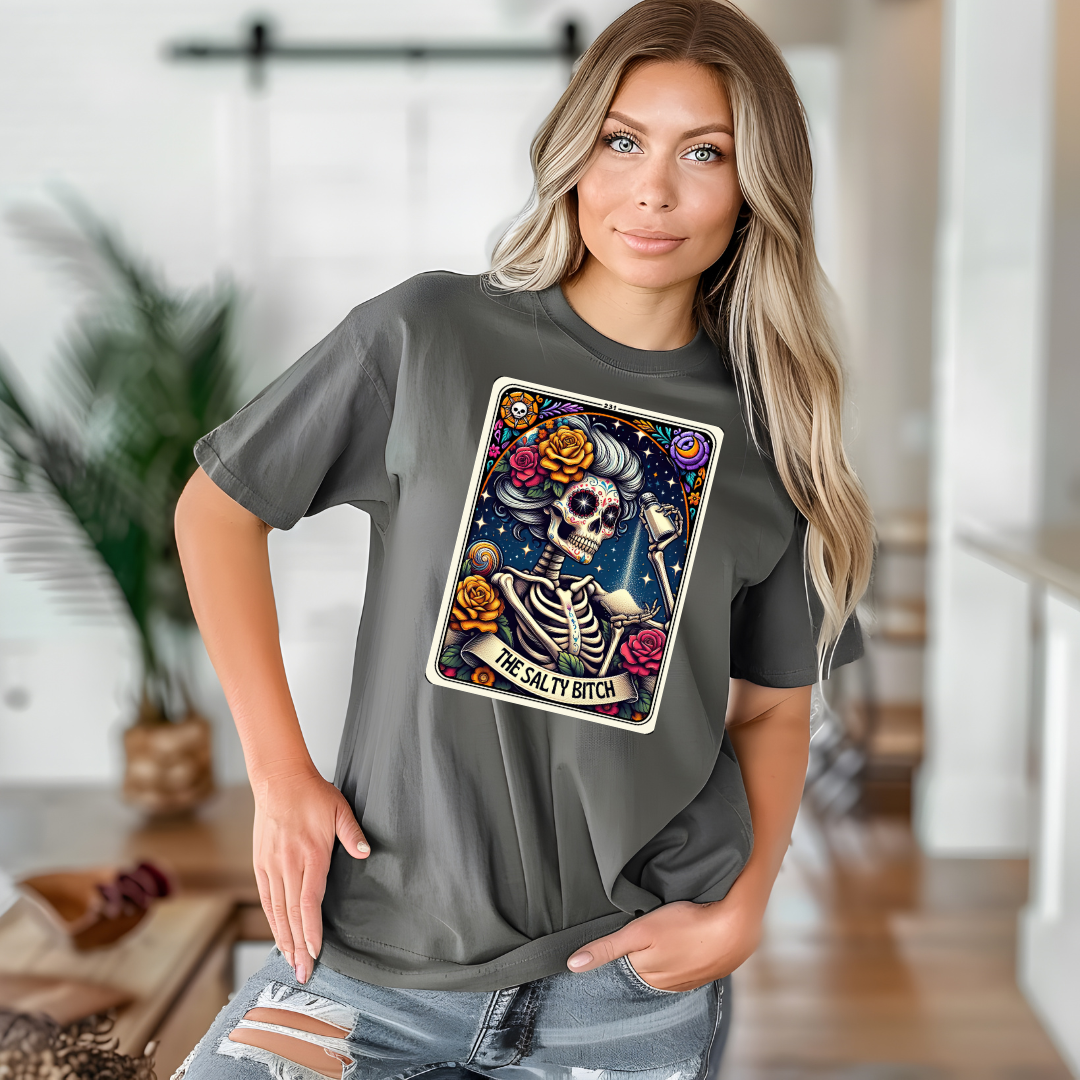 The Salty Bitch Tarot Card - Unisex T-Shirt