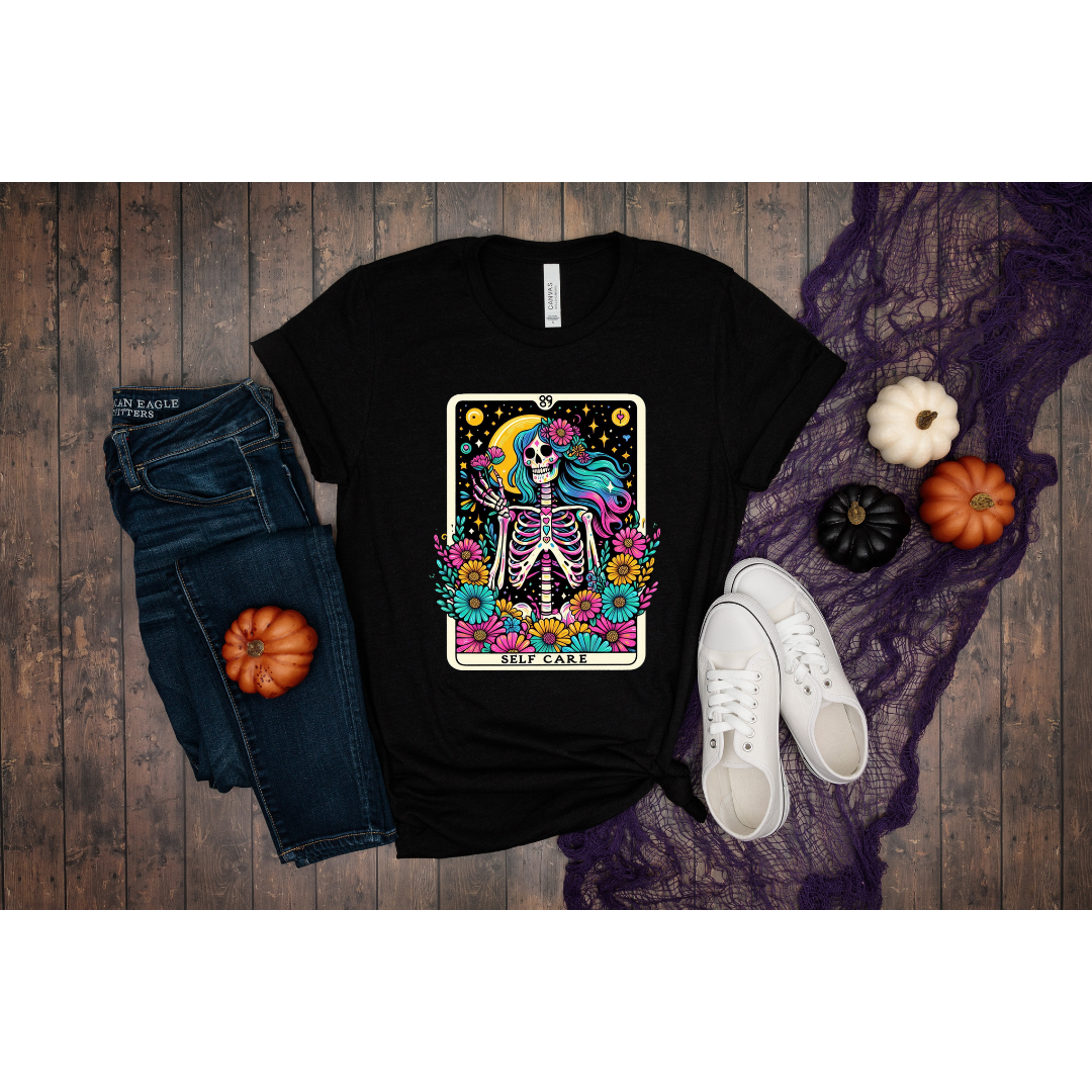 The Self Care Tarot Card - Unisex T-Shirt