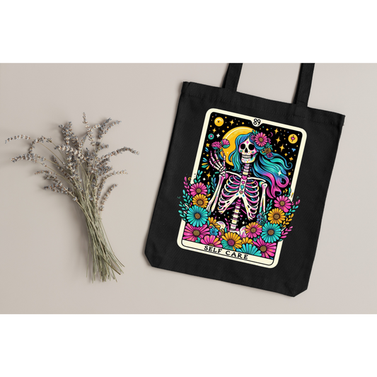 The Self Care Tarot Card - Canvas Tote Bag