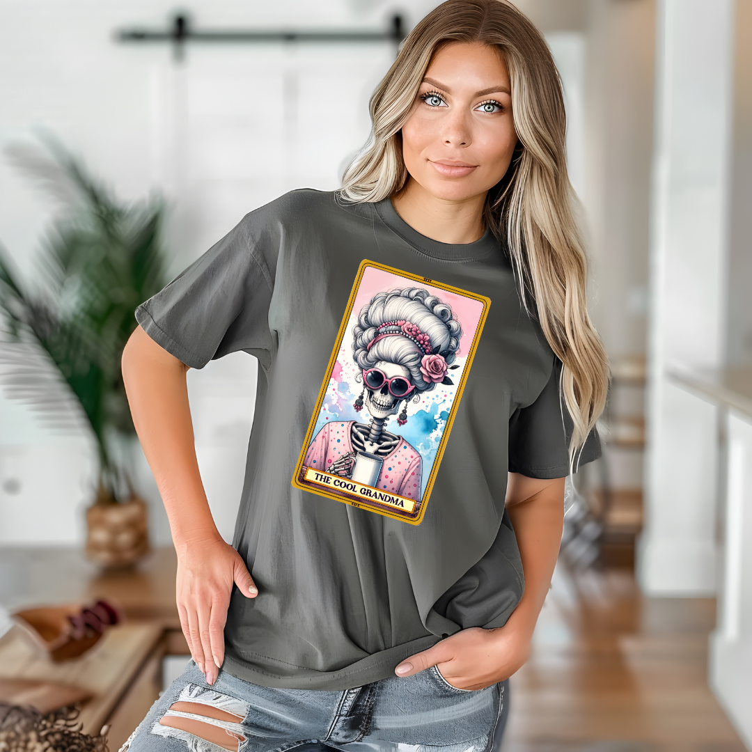 The Cool Grandma Tarot Card - Unisex T-Shirt