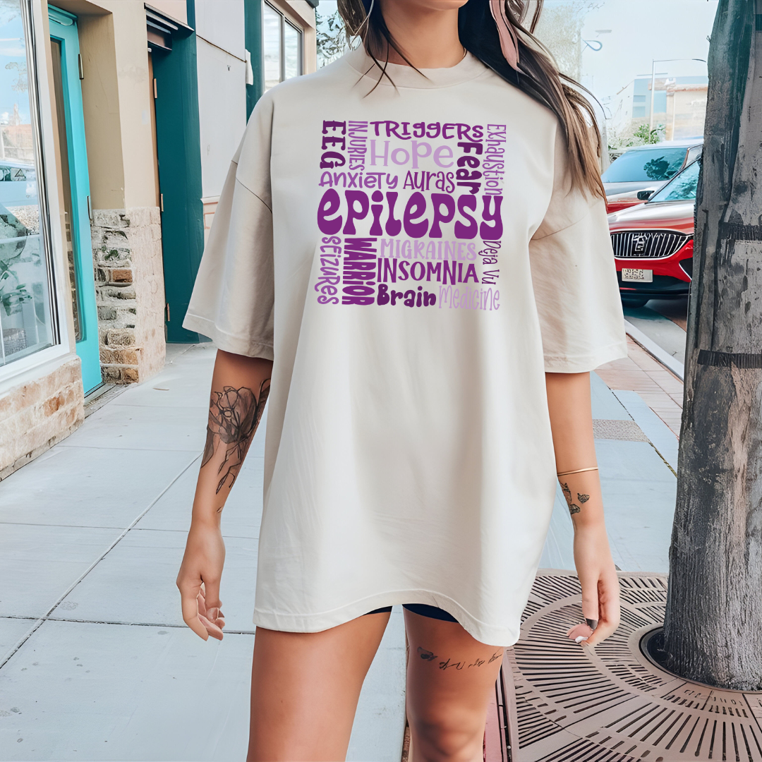 Epilepsy Word Cloud - Unisex T-Shirt