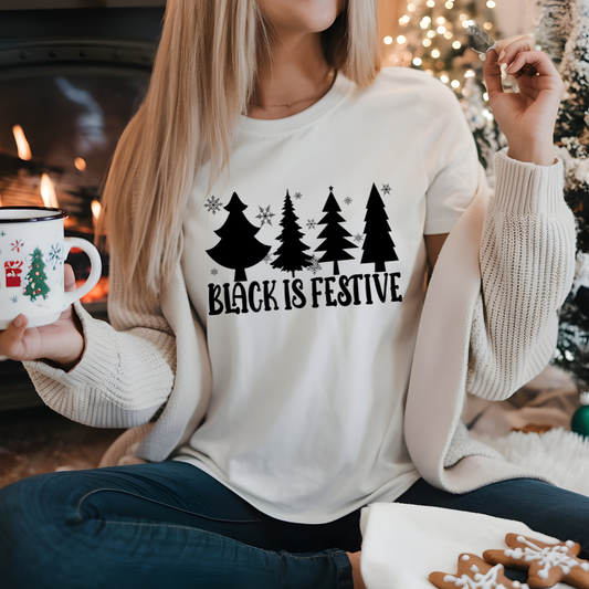 Black is Festive - Unisex T-Shirt