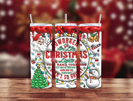 Christmas Co-Workers - 20oz Stainless Steel Tumbler