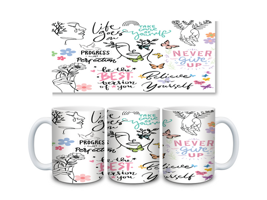 Positive Affirmations - 15oz Ceramic Mug