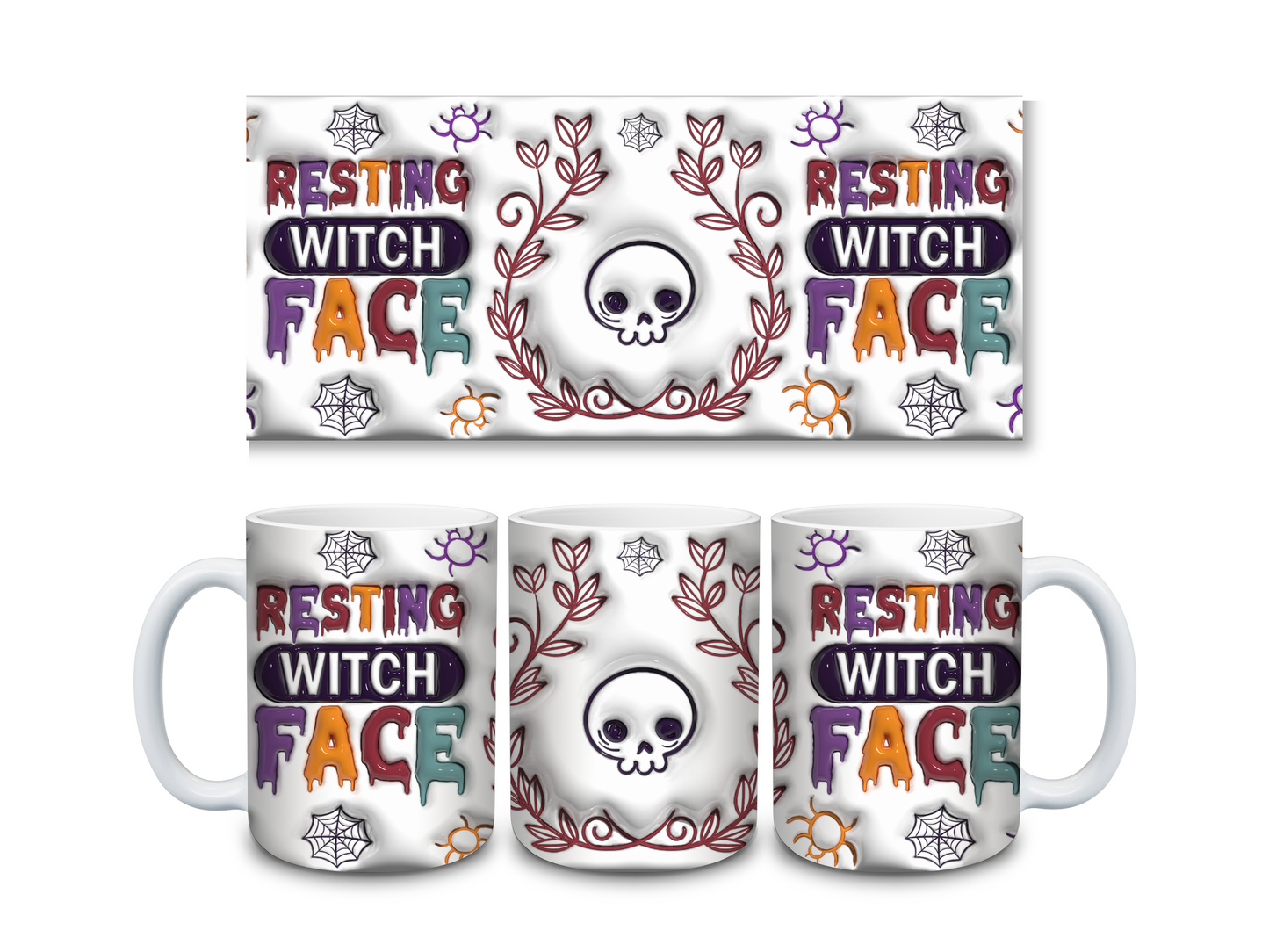 Resting Witch Face - 15oz Ceramic Mug